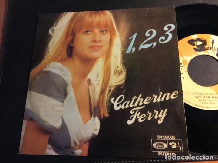 Discos de vinilo: CATHERINE FERRY (1, 2, 3) SINGLE ESPA&Ntilde;A (EPI7) - Foto 1