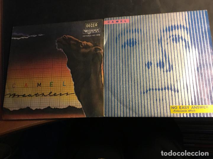 Discos de vinilo: CAMEL  LOTE 2 SINGLE ESPA&Ntilde;A (EPI7) - Foto 1