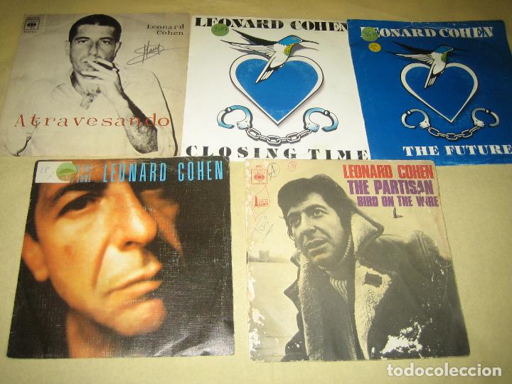 Discos de vinilo: LEONARD COHEN - LOTE DE 9 SINGLES - Foto 2