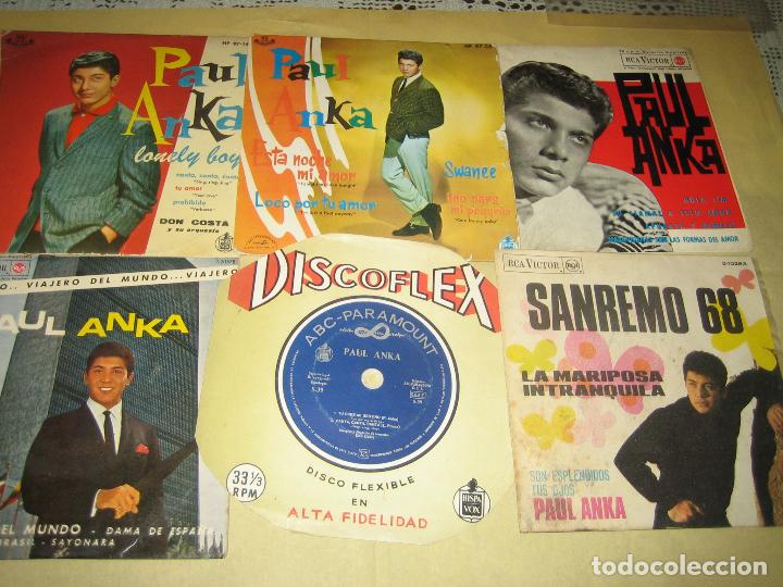 Discos de vinilo: PAUL ANKA  - LOTE DE 18 SINGLES - Foto 1