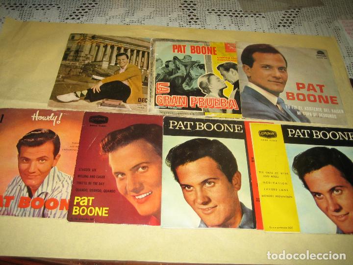 Discos de vinilo: PAT BOONE  - LOTE DE 7 SINGLES - Foto 1