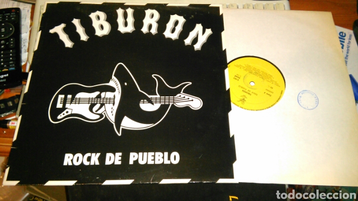 Discos de vinilo: Tibur&oacute;n lp rock de pueblo.1986 - Foto 1