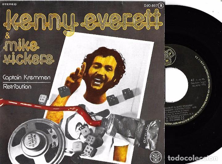 Discos de vinilo: KENNY EVERETT & MIKE VICKERS: CAPTAIN KREMMEN (RETRIBUTION) / RETRIBUTION (INSTRUMENTAL) - Foto 1
