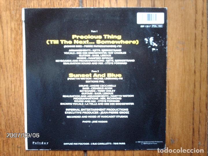 Discos de vinilo: ray charles con dee dee bridgewater - precious thing + sunset and blue - Foto 2