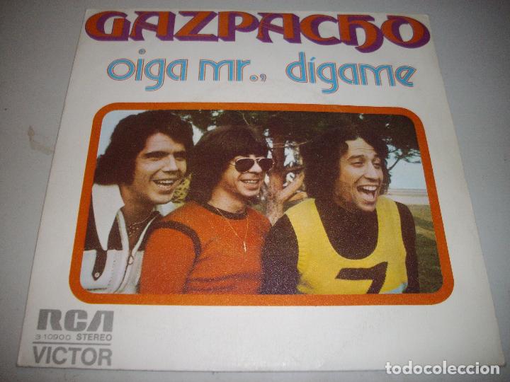 Discos de vinilo: disco single gazpacho oiga mr. digame - Foto 1