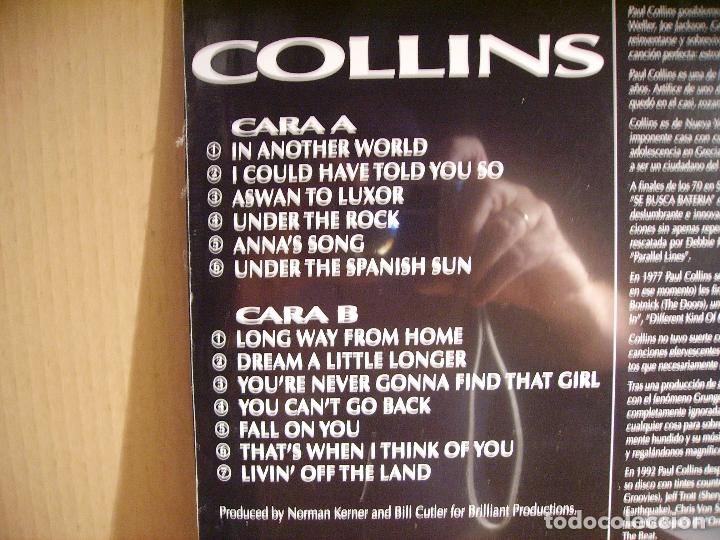 Discos de vinilo: PAUL COLLINS ---- SAME - NUEVO - Foto 2