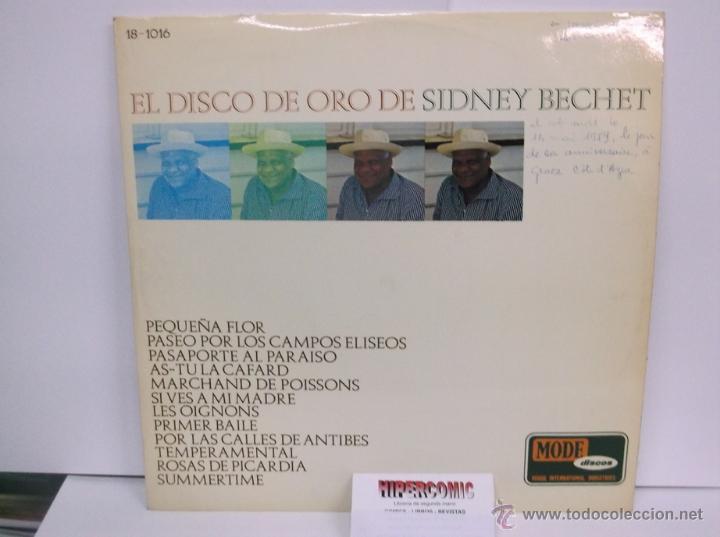 Discos de vinilo: el disco de oro de sidney bechet - a&ntilde;o 1966 - Foto 2
