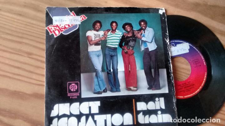 Discos de vinilo: SINGLE (VINILO) DE SWEET SENSATION A&Ntilde;OS 70 - Foto 1