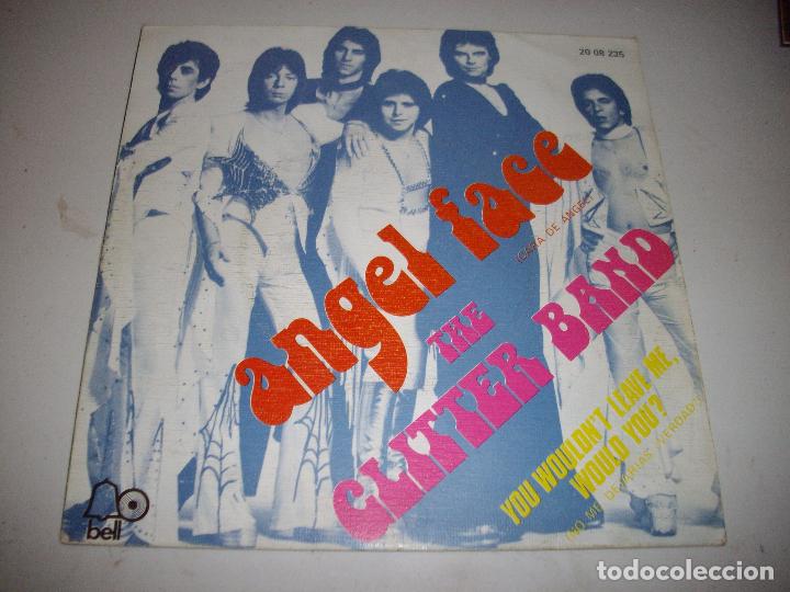 Discos de vinilo: disco single angel face -the clitter band - Foto 1