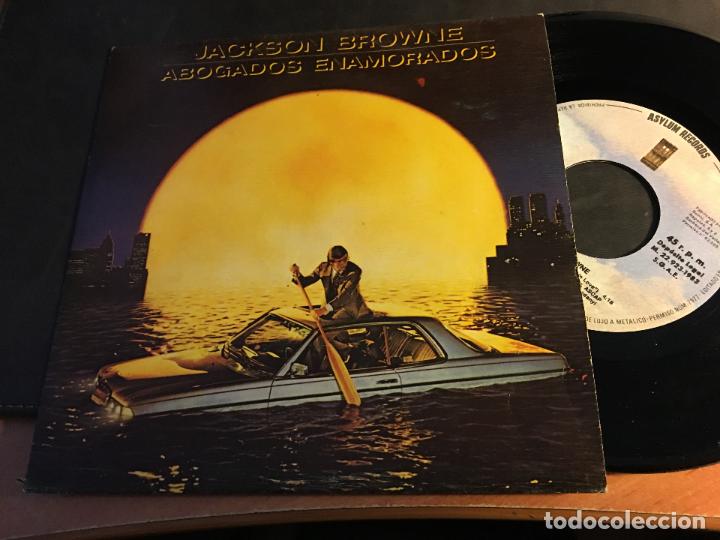 Discos de vinilo: JACKSON BROWNE LOTE 3 SINGLE ESPA&Ntilde;A (EPI8) - Foto 4