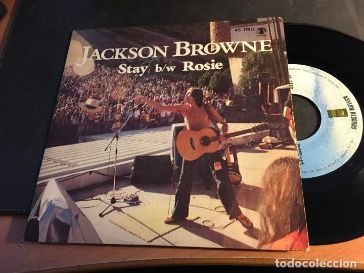 Discos de vinilo: JACKSON BROWNE LOTE 3 SINGLE ESPA&Ntilde;A (EPI8) - Foto 6