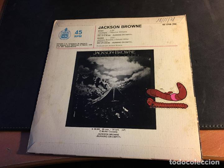 Discos de vinilo: JACKSON BROWNE LOTE 3 SINGLE ESPA&Ntilde;A (EPI8) - Foto 7