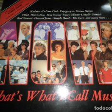 Discos de vinilo: NOW - THAT´S WHAT I CALL MUSIC - DOBLE LP - ORIGINAL INGLES - EMI/VIRIGIN 1983 - MUY BUSCADO -. Lote 88427164