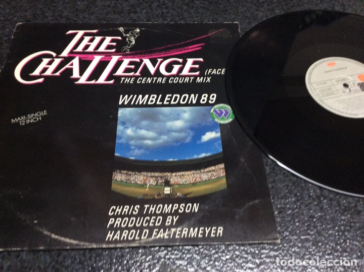 Discos de vinilo: CHRIS THOMPSON , THE CHALLENGE - WIMBLEDON 89 - Foto 1