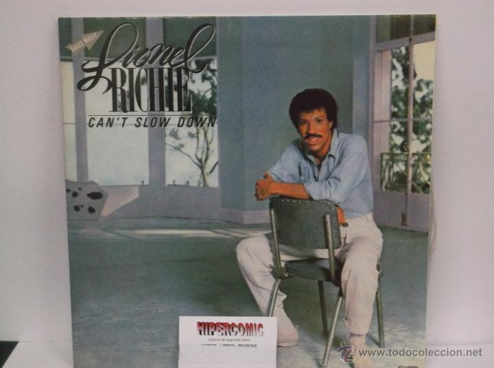 Discos de vinilo: LIONEL RICHIE , CANT SLOW DOWN - A&Ntilde;O 1983 - Foto 2