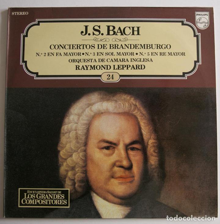 Discos de vinilo: LP BASCH ENCICLOPEDIA SALVAT DE LOS GRANDES COMPOSITORES N&ordm; 24 Conciertos De Brandemburgo