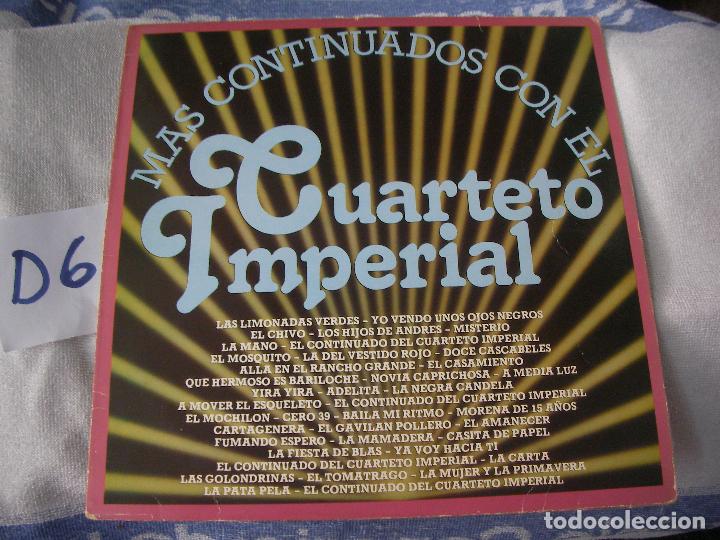 Discos de vinilo: ANTIGUO LP VINILO - CUARTETO IMPERIAL - Foto 1