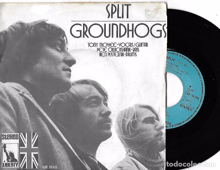 Discos de vinilo: GROUNDHOGS: SPLIT (PART TWO) / SPLIT (PART THREE) - Foto 1