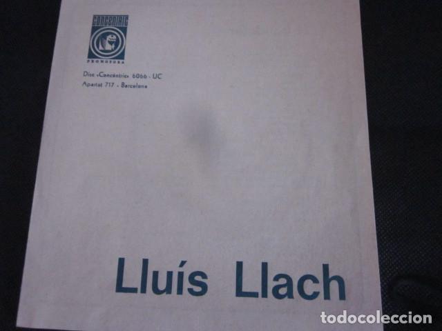 Discos de vinilo: LLUIS LLACH - EL BANDOLER - SN - CONCENTRIC 6066-UC - Foto 5