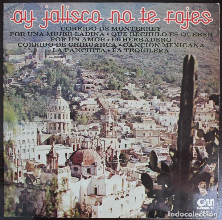 Disques de vinyle: La Flor Norte&ntilde;a y Mariachi Reyes de Jalisco - Ay Jalisco no te rajes - 1974 - Gramusic - GM-295