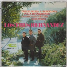 Discos de vinilo: LOS TRES HERNANDEZ / TRES COSAS + 3 (EP 1967). Lote 88877952