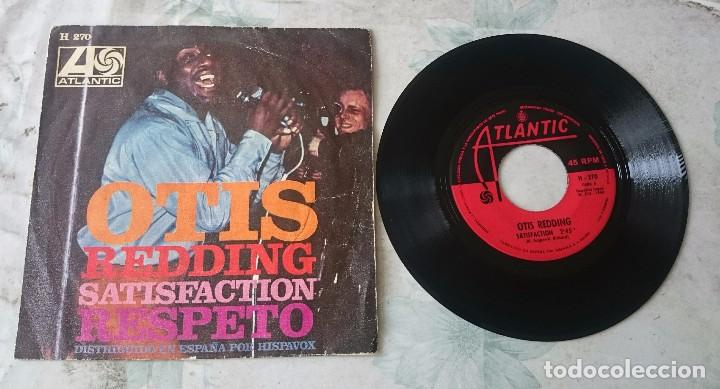 Discos de vinilo: Otis Redding: Satisfaction / Respect (Atlantic 1968) - Foto 1