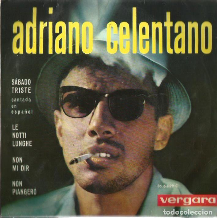 Discos de vinilo: EP ADRIANO CELENTANO : SABADO TRISTE ( CANTADA EN ESPA&Ntilde;OL ) - Foto 1