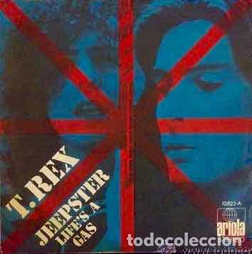 Discos de vinilo: T. REX, JEEPSTER - SINGLE ORIGINAL ESPA&Ntilde;A - Foto 1