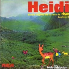 Discos de vinilo: HEIDI, CAPITULO 3. BANDA ORIGINAL DE LA SERIE DE RTVE. SINGLE RCA 1975