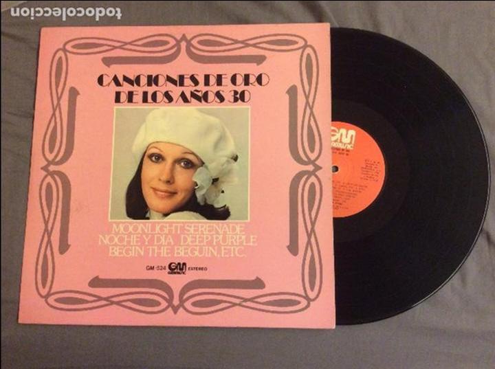 Disques de vinyle: CANCIONES DE ORO DE LOS A&Ntilde;OS 30.GRAMUSIC 1976