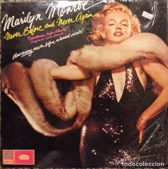Discos de vinilo: DISCO VINILO MARILYN MONROE, NEVER BEFORE AND NEVER AGAIN. 1978 - Foto 1