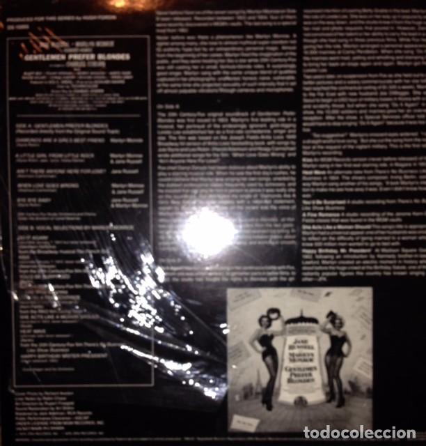 Discos de vinilo: DISCO VINILO MARILYN MONROE, NEVER BEFORE AND NEVER AGAIN. 1978 - Foto 2