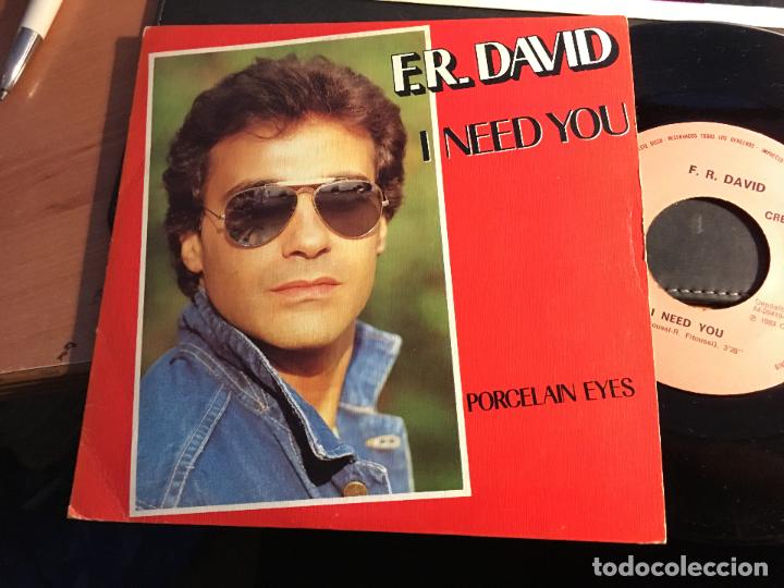 Discos de vinilo: F. R. DAVID (LOTE 4  SINGLE ESPA&Ntilde;A)  (EPI8) - Foto 8