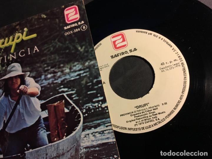 Discos de vinilo: DRUPI (PROVINCIA) SINGLE ESPA&Ntilde;A (EPI8) - Foto 2