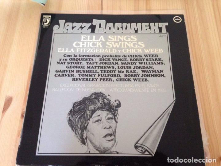 Discos de vinilo: Ella Fitzgerald y Chick Webb-JAZZ SWING - Foto 1
