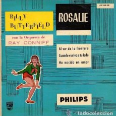 Discos de vinilo: BILLY BUTTERFIELD CON ORQUESTA DE RAY CONNIFF...EP-1960..MADE IN SPAIN...ROSALIE + OTRAS. Lote 89097960