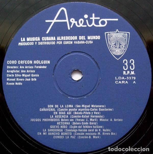 Discos de vinilo: Orfeon Holgu&iacute;n -edicion cubana - Foto 2