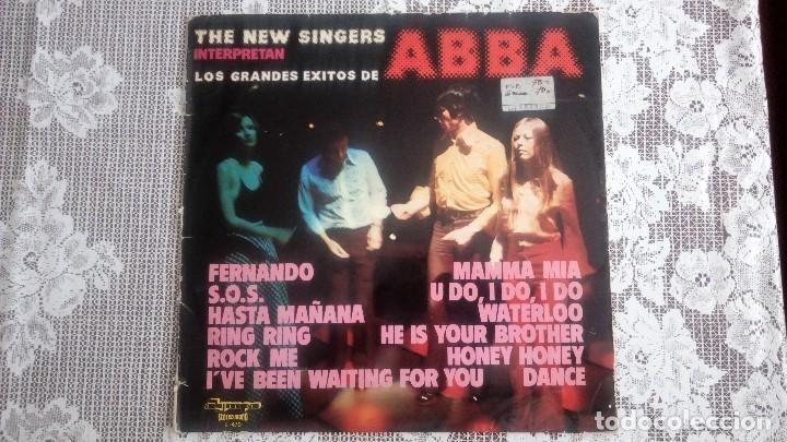 Discos de vinilo: DISCO ABBA - THE NEW SINGERS - Foto 1