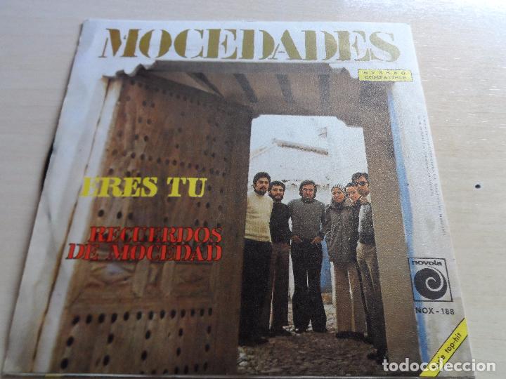 Discos de vinilo: single mocedades eres tu - recuerdos de mocedad