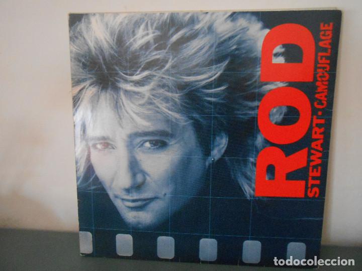 Discos de vinilo: ROD STEWART - CAMOUFLAGE - Foto 1