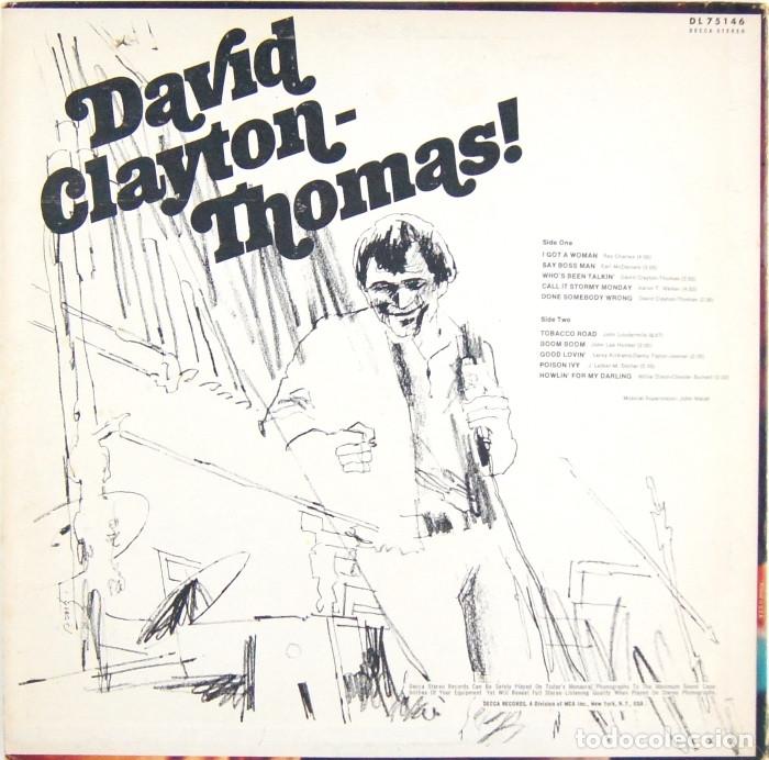 Discos de vinilo: David Clayton - Thomas! (LP, DECCA USA) - Foto 2