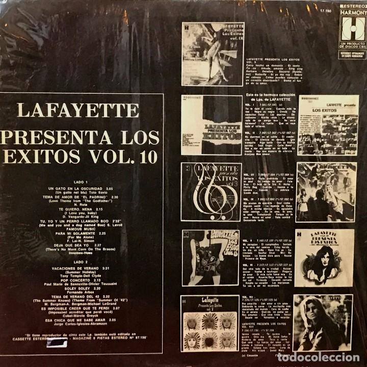 Discos de vinilo: LP argentino de Lafayette a&ntilde;o 1972 - Foto 2