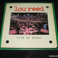 Discos de vinilo: LOU REED LP DOBLE LIVE IN ITALY. Lote 89377884