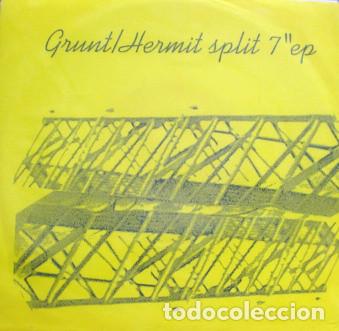 Discos de vinilo: Grunt /Hermit - Split 7-EP -INDUSTRIAL NOISE - Foto 1