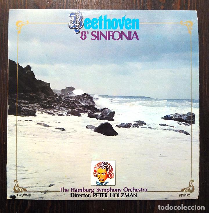 Discos de vinilo: LP BEETHOVEN 8&ordf; SINFON&Iacute;A - THE HAMBURG SYMPHONY ORCHESTRA - DISCOS MERCURIO 1981.