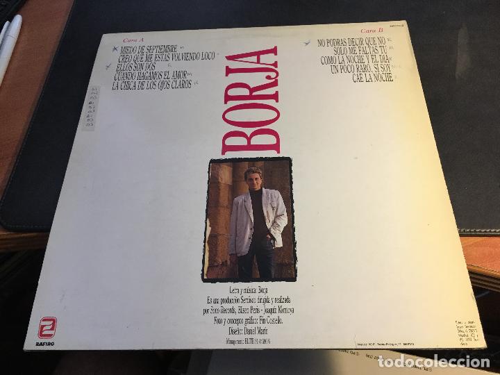 Discos de vinilo: BORJA ( BORJA) LP ESPA&Ntilde;A PROMO (B-30) - Foto 2