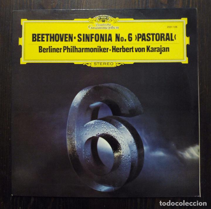 Discos de vinilo: LP BEETHOVEN, SINFON&Iacute;A N&ordm; 6 PASTORAL - DEUTSCHE GRAMMOPHON - 1980.