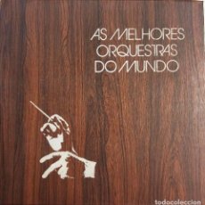 Discos de vinilo: AS MELHORES ORQUESTRAS DO MUNDO. XAVIER CUGAT, CLEBANOFF,C GIOVANNINI... ÁLBUM BRASIL CON 10 LPS. Lote 89443072