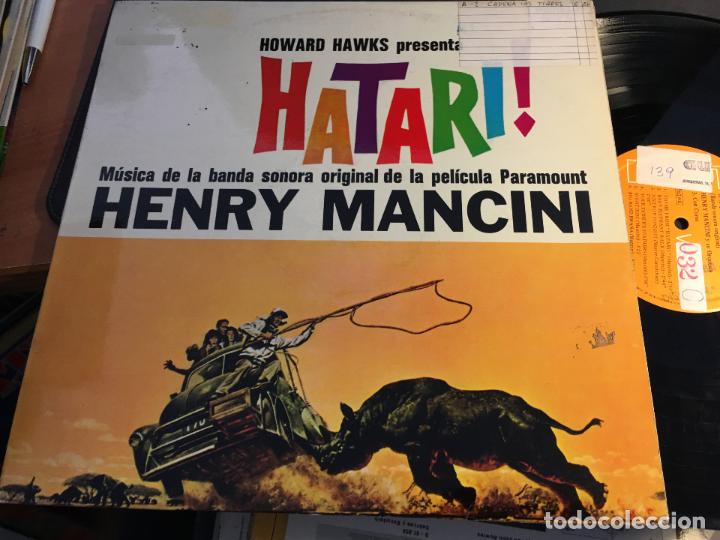 Discos de vinilo: HENRY MANCINI (HATARI) LP ESPA&Ntilde;A 1973 (B-30) - Foto 1
