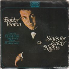 Discos de vinilo: BOBBY VINTON / SINGS FOR LONELY NIGHTS (EP 1965). Lote 89474584